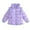 Purple, variant on Boys Winter Coat Kids Warm Padded Jacket Solid Color Hooded Outerwear Soft Insulated Cold Weather Coat