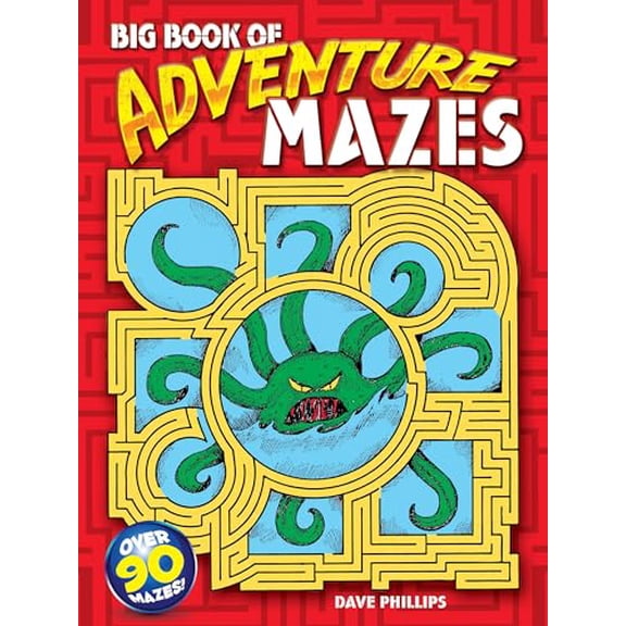 Pre-Owned Dover Kids Activity Books: Big Book of Adventure Mazes (Paperback)