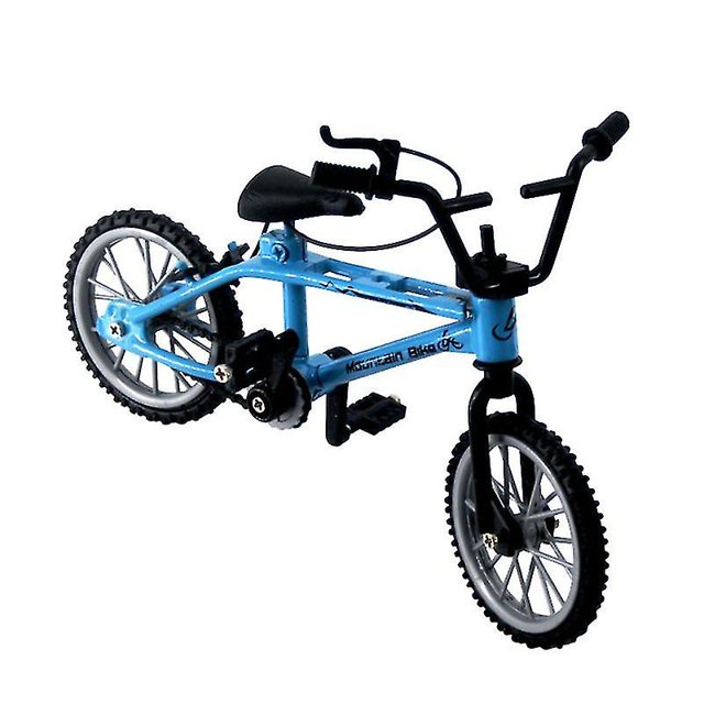 Minifinger de aleación de bicicleta en miniatura, modelo DIY, simulación creativa de ciclismo de montaña, juguetes educativos para niños kaili Sencillez
