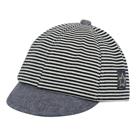 

Toddler Baby Girls Boys Cute Letter Soft Eaves Baseball Cap Sun Beret Hat Striped Soft Cute Caps