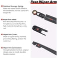 thumbnail image 1 of Replacement for X3 E83 2004 2005 2006 2007 2008 2009 2010 Rear Windshield Wiper Arm and Blade Kit OE:61623400708, 1 of 5
