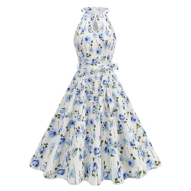Robe pour Femmes - Grande Robe Élégante Décontractée Invitée de Mariage