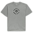 thumbnail image 2 of Men's Concepts Sport Heathered Gray/Black Brooklyn Nets Big & Tall T-Shirt & Shorts Sleep Set, 2 of 3
