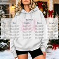 thumbnail image 4 of Zynoxe Womens Ugly Christmas Sweatshirt with Kangaroo Pocket Realxed Long Sleeve Print Pullover Hoodie Drawstring Hooded Sweatshirt for Women S, 4 of 6