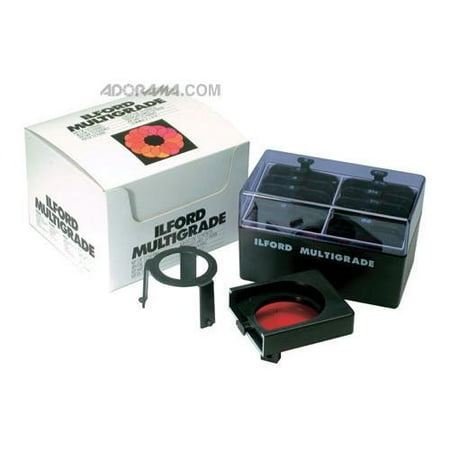 Ilford Multigrade Filter - Ilford Multigrade Contrast Filter Set for Below Lens Use, Set of 12 Filters & Holder.