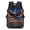 American Eagle 250th Anniversary Print, variant on Blue Lightning Bolt Design 17 Inch Backpack for Boys, Polyester Fabric Durable Large Capacity School Backpack for Camping