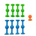 thumbnail image 1 of WDOplteas 9 Piezas Silicona Dardo Ventosa Juguete Alivio Del Estrés Lechón Juego Mesa (S), 1 of 8