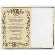 From the Parents of the Bride to their Daughter Wedding Handkerchief