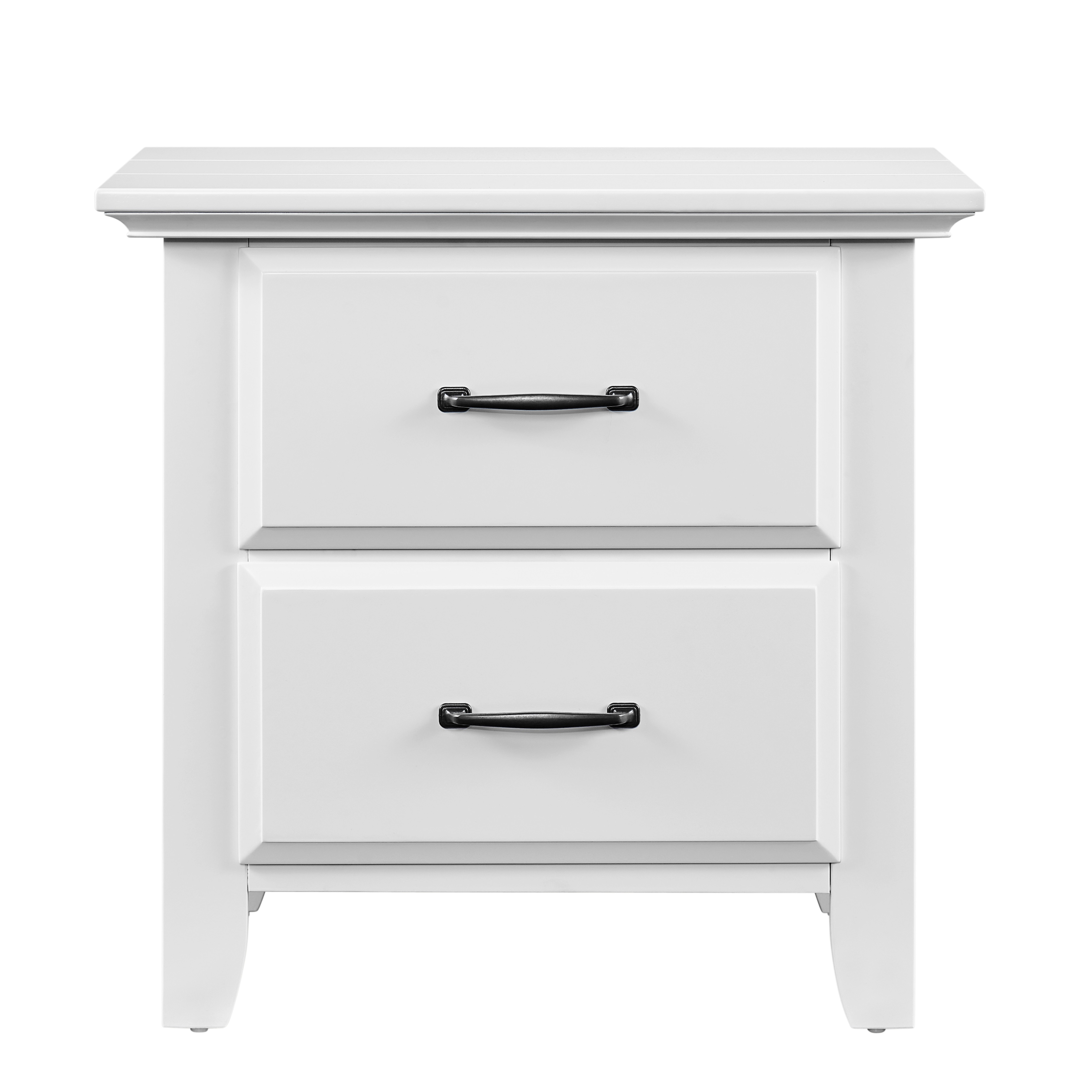 Oxford Baby Willowbrook 2-Drawer Nightstand, White - image 3 of 5