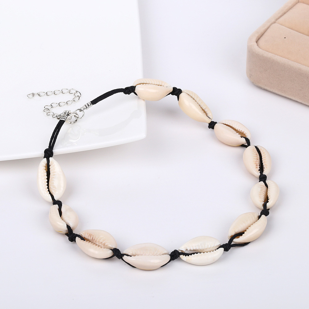Handmade Boho Seashell Necklace Choker 