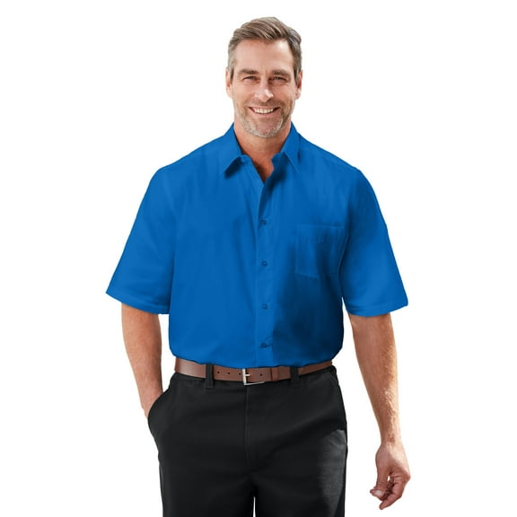 KingSize Men's Big & Tall Wrinkle-Free Short-Sleeve Dress Shirt
