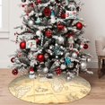 thumbnail image 5 of Sikiie World Map 30-48 inches {designName} Print Christmas Tree Skirt Snowman Xmas Tree Skirt with Edge Christmas Decorations for Holiday Party48", 5 of 7