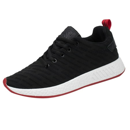 

Follure Men s Fashion Casual Shoes Men Outdoor Shoes Sneakers Solid Casual Fashion Summer Mesh Running Shoes Black 39