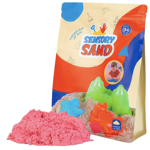 Sensory Sand Pink Play Sand Bulk 3 Pounds of Pink Play Sand for Sandbox