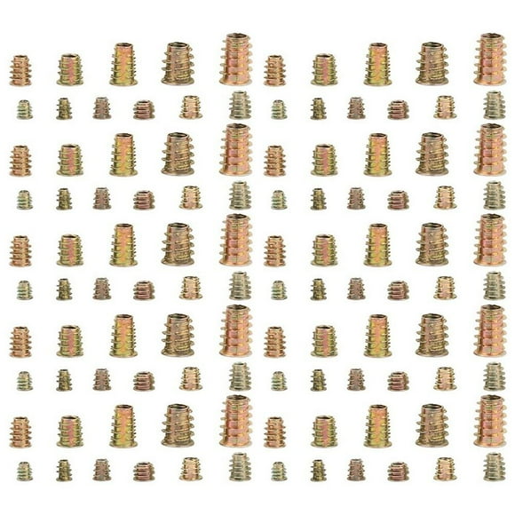 70 tornillos hexagonales resistentes para muebles.
