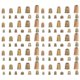 thumbnail image 1 of 70 tornillos hexagonales resistentes para muebles., 1 of 8