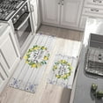 thumbnail image 2 of Lemon Themed Kitchen Rug Set,Farmhouse Kitchen Rugs Fruit Runner Rugs with Rubber Backing,Throw Rugs Washable for Kitchen Sink,Laundry Room,Standing Desk,Spring&Summer Rug,Lemon Kitchen Decor, 2 of 6