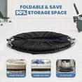 thumbnail image 5 of GIANNA 40" Collapsible Mini Trampoline, 330lbs Maximum Load Capacity, with Foam Handles, Exercise Trampoline Suitable for Adult Fitness, Kids, Indoor Outdoor, Blue, 5 of 7