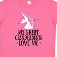 thumbnail image 4 of Inktastic My Great Grandparents Love Me Unicorn Girls Toddler T-Shirt, 4 of 5
