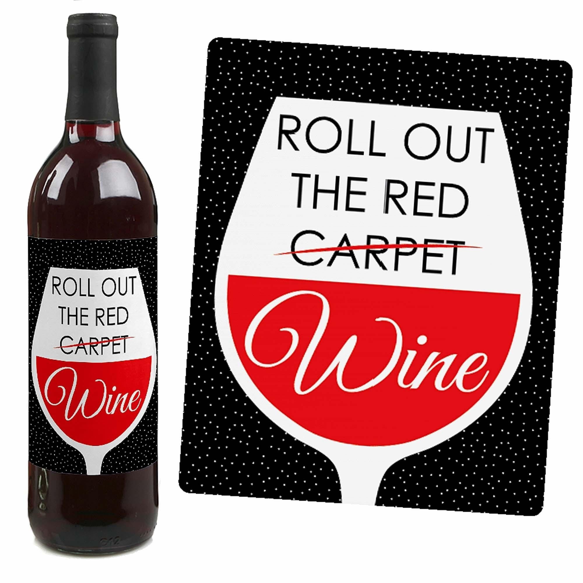 Big Dot Of Happiness Red Carpet Hollywood - Assorted Movie Night Party Gift  Tag Labels - To And From Stickers - 12 Sheets - 120 Stickers : Target