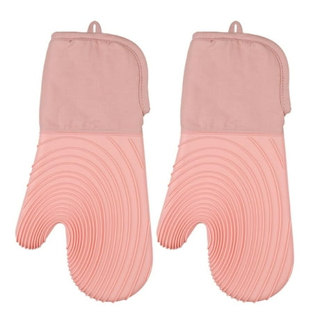 

Fovolat Silicone Heatproof Gloves|High Temperature Kitchen Anti-Scalding Gloves|Non-Slip and Waterproof Microwave Oven Gloves