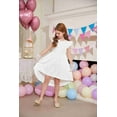 thumbnail image 4 of Arshiner Girls' Special Occasion Dresses Summer Wedding Guest Party Formal Dress, 4 of 8