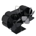 thumbnail image 1 of Ventilador de Estufa Alimentada Por Calor, Ventilador de Chimenea Térmica de Doble Cabeza Resistente Al Desgaste Negro Ventilador de Chimenea Con Alimentación Bajo Volumen de, 1 of 7
