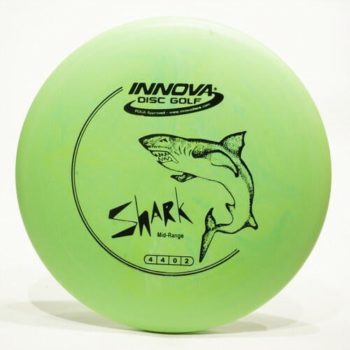 Innova Super Light DX Shark Lightweight Disc Golf Midrange Disc, Pick Color/Weight [Stamp & Exact Color May Vary] White 130-139 grams