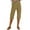 A-Khaki, variant on Capris Pants Women Summer Solid Color Straight Leg Elastic Waist Lady Trousers