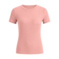 thumbnail image 4 of CFXNMZGR Girls Summer Shirts Girls T Shirt Girls Shirts Short Sleeve Tee T Shirts Summer Casual Tops (Pink,7-8 Years), 4 of 5
