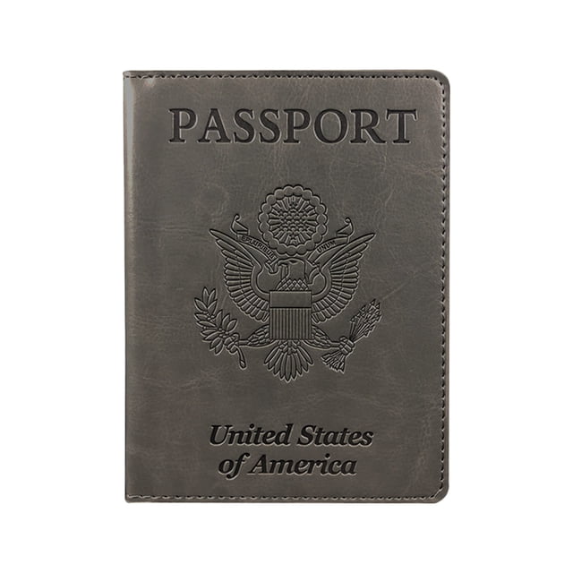 Yeacher CDC Passport Holder Vaccine Card Holder PU Leather Vaccination Card Protector