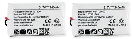 "Replacement Battery for AT&T (2-Pack) Replacement Battery for AT&T Headsets" by AT&T