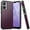 Purple, variant on TJS for Cricket Magic 2 5G 2024 (U655AC) / AT&T Propel 2 5G (U655AA) Phone Case, with Tempered Glass Screen Protector, Magnetic Support Dual Layer Shockproof Drop Protection Impact Cover (Black)