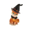 thumbnail image 2 of Decoración de Gato de Halloween Baoblaze adorno artesanal de resina pequeña, 2 of 8