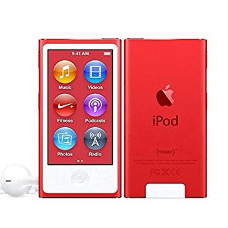 Apple iPod Nano 7th Generation 16GB (PRODUCT) Red  Bundle , New in Plain White