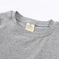 thumbnail image 4 of Yammkia Toddler Baby Boy Girl Short Sleeve Crew Neck T Shirt Pullover Summer Basic Tee Solid Casual Clothes 12 18 Months 2T-7T,Grey 3-4 Years, 4 of 7