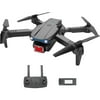 SHUWND WLR/C FPV 2.4GHz 4CH Foldable RC Quadcopter with Battery (Black Standard)