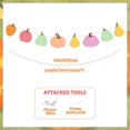 thumbnail image 5 of Small Pumpkin Themed Flag Decoration, Happy Autumn Present, Birthday Party, Baby Gift, Cute Home Decoration, Autumn, 5 of 5