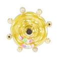 thumbnail image 4 of Runquan Bird Cage Toy Parrot Rotary Wheel Rattle for Cockatiels Parrotlets Lovebirds Yellow, 4 of 8