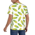 thumbnail image 2 of Lsque Corns Pattern Mens Polo Golf Shirts Funny Graphics Shorts Sleeve Button Shirts Baseball T-shirt-4X-Large, 2 of 7
