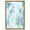 Gold Floater Frame, variant on Textured Shades Blue Abstract Wall Art Canvas Wall Art by Art Remedy, Gallery Wrapped, 20" x 30"