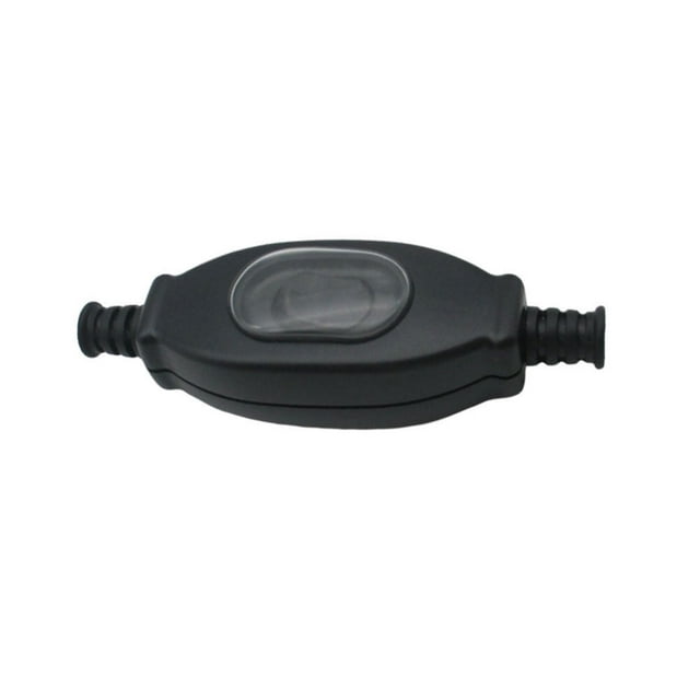 KAKOWELY IP65 250V 3A Waterproof Switch Dustproof Line Switch Practical Double Switch Accessories Black,4.13"X1.26"X0.79"
