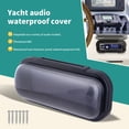 thumbnail image 4 of Quick Install Marine Sound Shelter Waterproof ABS Strong Stereo Cover Simple Installs for Outdoor Boat Sound Systems, 4 of 7