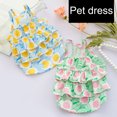 thumbnail image 4 of Layered Summer Dog Dress - Thin Sunscreen - Ruffled - Cute Floral Sling Dress for Chihuahua Bichon Poodle, 4 of 8
