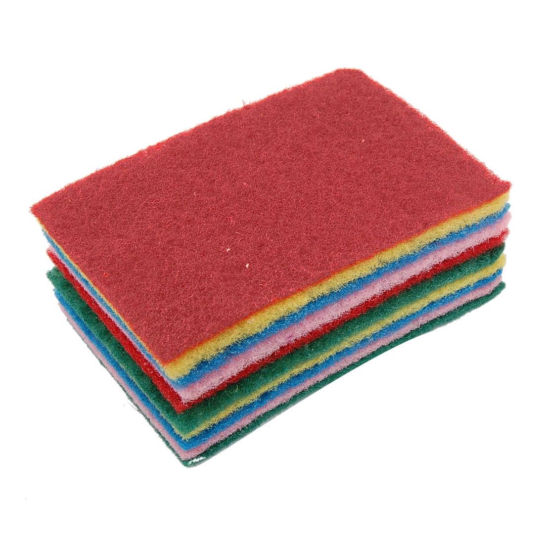 10 Pcs Kitchenware Rectangle Sponge Bowl Dish Scrub Cleaning Pads