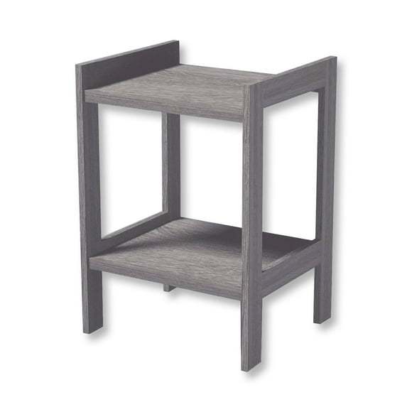 ITY International - MDF Side Table/ Bedside Table, 15.75" x 22" x 15.75", Taupe Gray