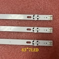 thumbnail image 3 of 3pcs 7LED LED backlight strip for TV 43UJ651V 43UJ675V 43LJ624V 43LJ634V 43UJ701V 43UJ65_UHD_L EAU63673004 TV 17Y 43inch_A, 3 of 6