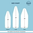 thumbnail image 5 of Encasa Homes Replacement Ironing Board Cover with Extra Thick Pad, Made in India, Standard (Fits Wide Boards 18 x 49 inch) Elasticated for Perfect Fit, Scorch Resistant, Durable - Triangle, 5 of 7