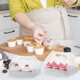 thumbnail image 2 of 10Pcs Transparent Cake Box with Handle Clear Cake Gift Box Cupcake Containers for Baking Dessert, 2 of 5
