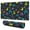 DarkBlue Cartoon Dinosaurs, variant on Long Mouse Pads for Desk,DarkBlue Cartoon Dinosaurs Text Pattern Desk Mats on Top Of Desks, Desk Mouse Pad Extra Large with 3mm Non-Slip Base and Stitched Edge for Gaming,Office,Work,Home 31.5"x15.7"
